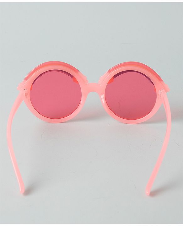 Babyhug Round Sunglasses Rainbow Design - Pink