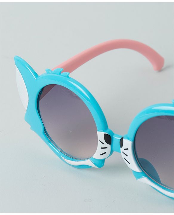 Babyhug Sunglasses Kitty Rainbow Design - Blue