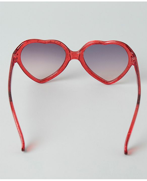 Babyhug Heart Shaped Sunglasses - Red