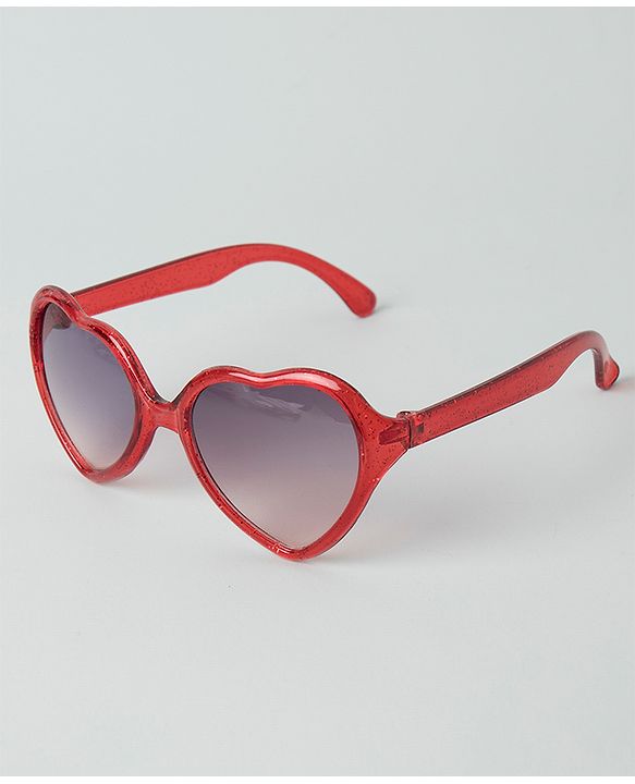 Babyhug Heart Shaped Sunglasses - Red