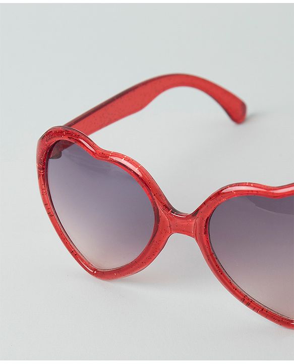 Babyhug Heart Shaped Sunglasses - Red