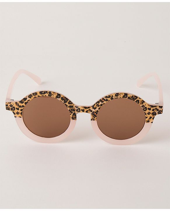 Pine Kids Round Sunglasses - Peach