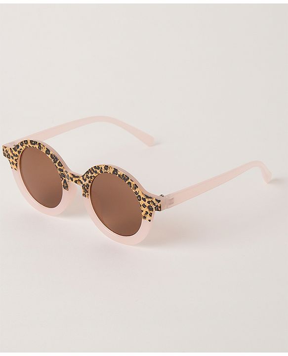 Pine Kids Round Sunglasses - Peach