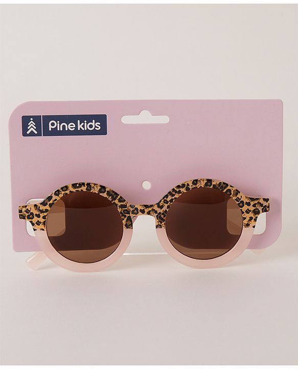 Pine Kids Round Sunglasses - Peach