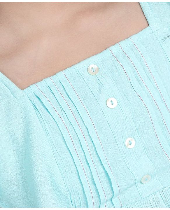 Pine Kids Half Sleeves Top - Blue