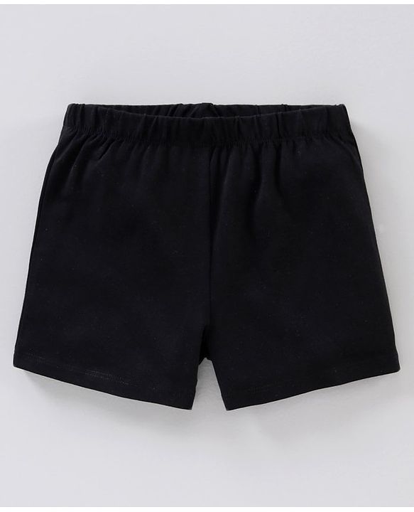 Pine Kids Cotton Anti Bacterial & Biowashed Shorts Pack of 3 - Black Pink Peach