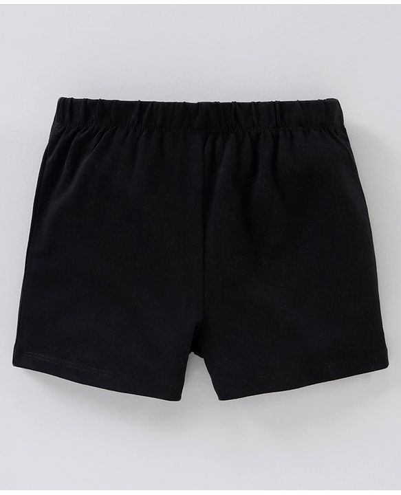 Pine Kids Cotton Anti Bacterial & Biowashed Shorts Pack of 3 - Black Pink Peach
