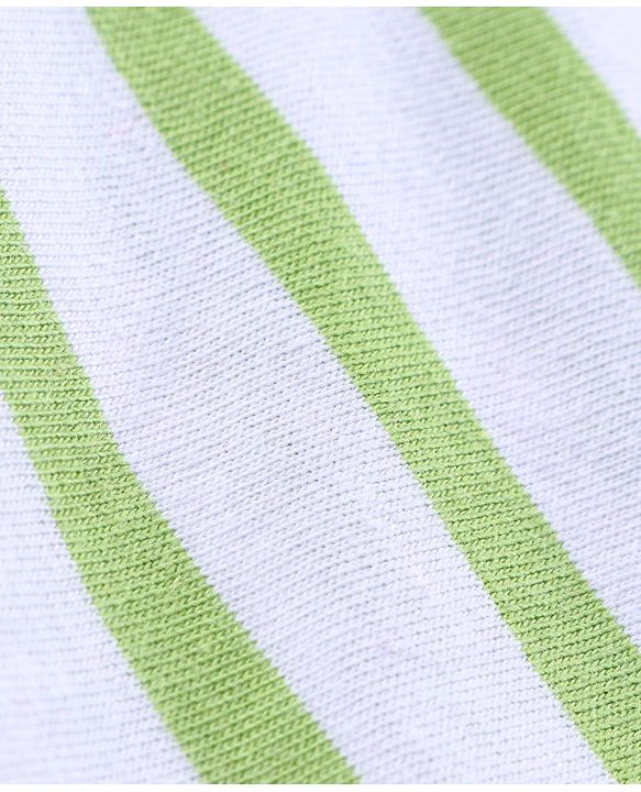 Pine Kids Half Sleeves Bio Washed Tee Striped Print Pack of 2 - Blue Green