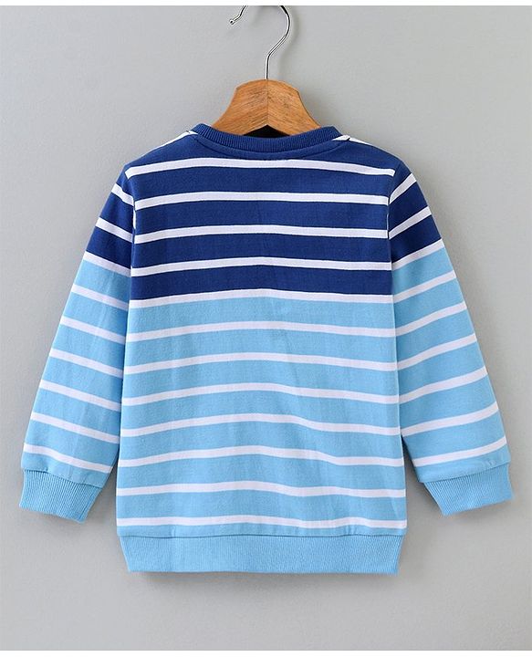 Babyhug Full Sleeve Disney Sweatshirt Mickey Mouse Print - Blue
