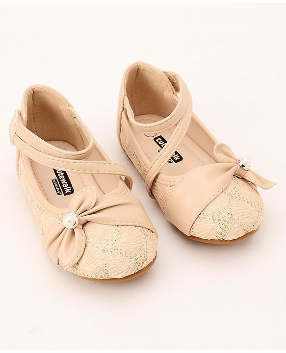 Cute Walk by Babyhug Sandals - Beige