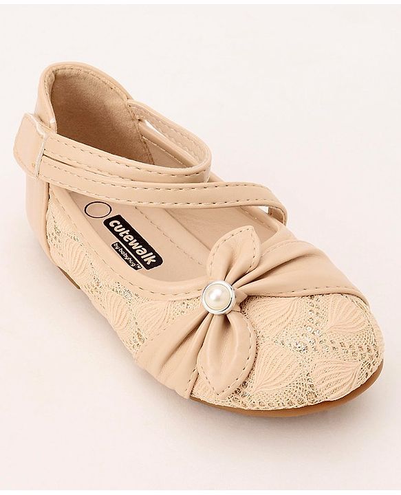 Cute Walk by Babyhug Sandals - Beige