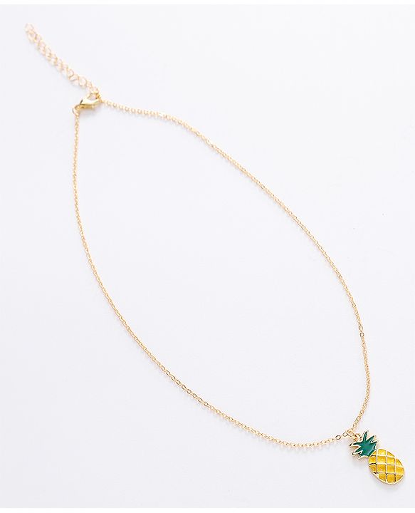 Pine Kids Pineapple Shaped Jewellery Set - Yellow