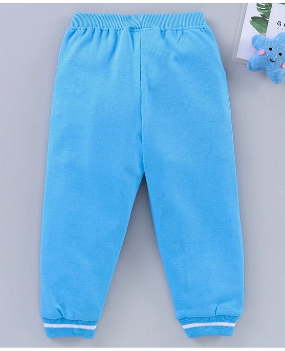 Babyhug Full Length Lounge Pant Mickey Mouse & Friends Print - Blue