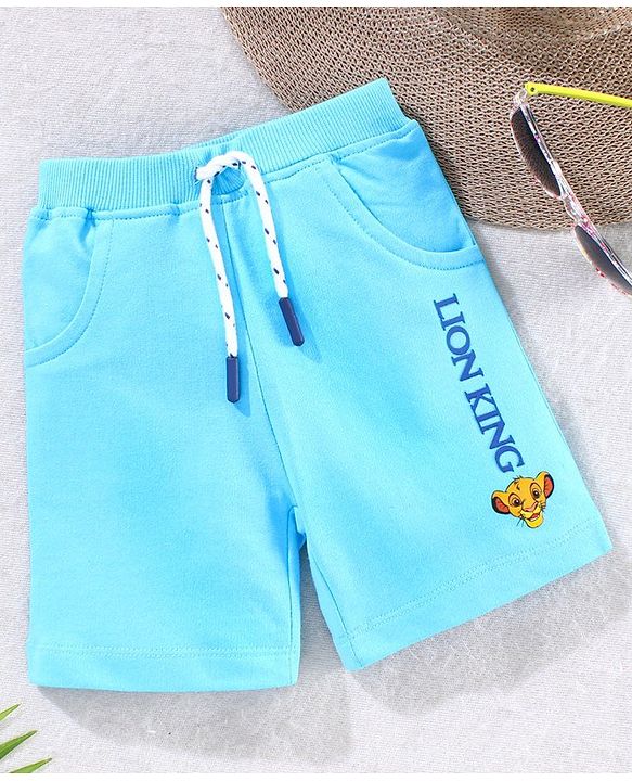 Babyhug Mid Thigh Shorts - Blue