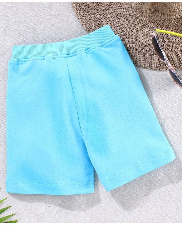 Babyhug Mid Thigh Shorts - Blue