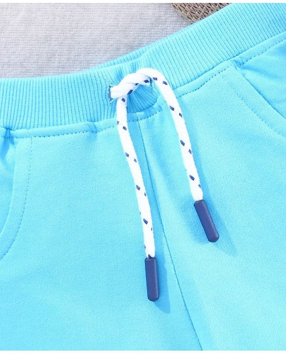 Babyhug Mid Thigh Shorts - Blue