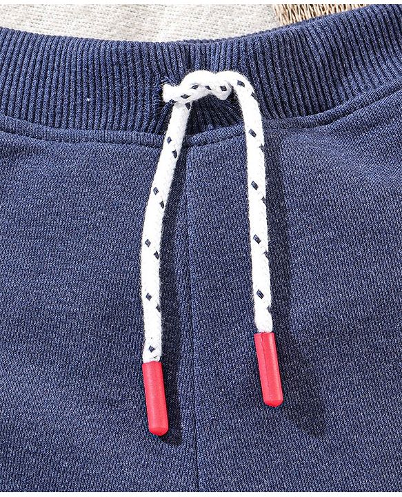 Babyhug Mid Thigh Shorts Spiderman Graphic - Blue