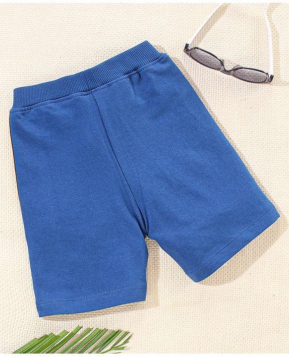 Babyhug Shorts Mickey Mouse Print - Blue