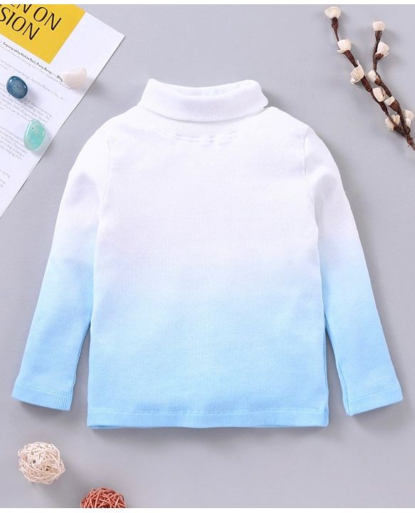 Babyhug Full Sleeves Skivi Tie And Die Tee - White