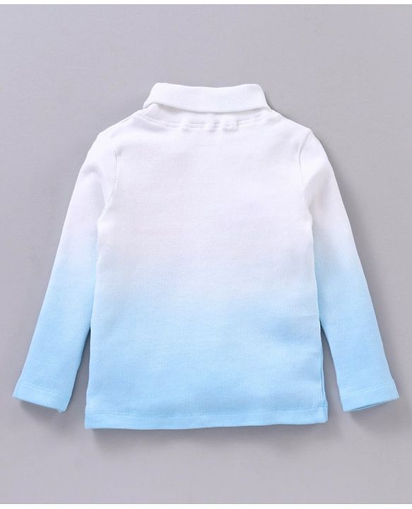 Babyhug Full Sleeves Skivi Tie And Die Tee - White
