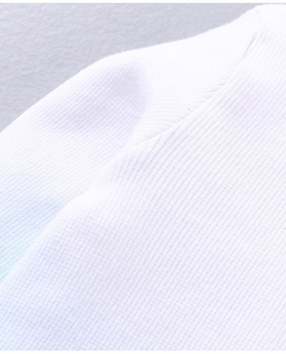 Babyhug Full Sleeves Skivi Tie And Die Tee - White