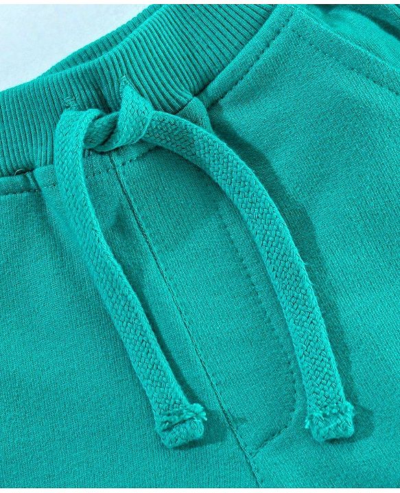 Babyhug Shorts Lion Print - Green