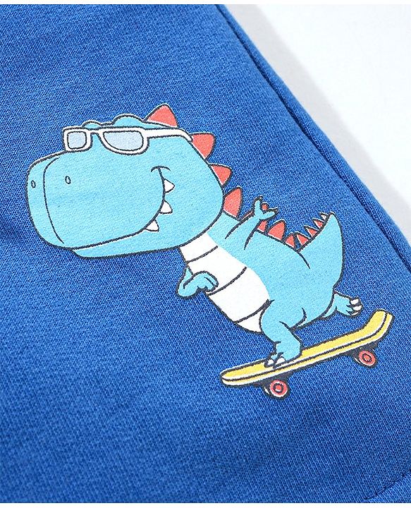 Babyhug Shorts Dino Print - Blue