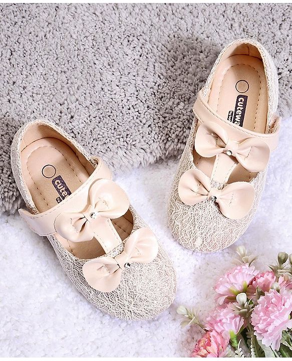 Cute Walk by Babyhug Ballerinas - Beige - EU 20 Beige