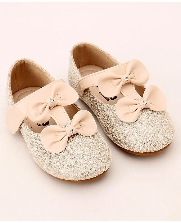 Cute Walk by Babyhug Ballerinas - Beige - EU 20 Beige