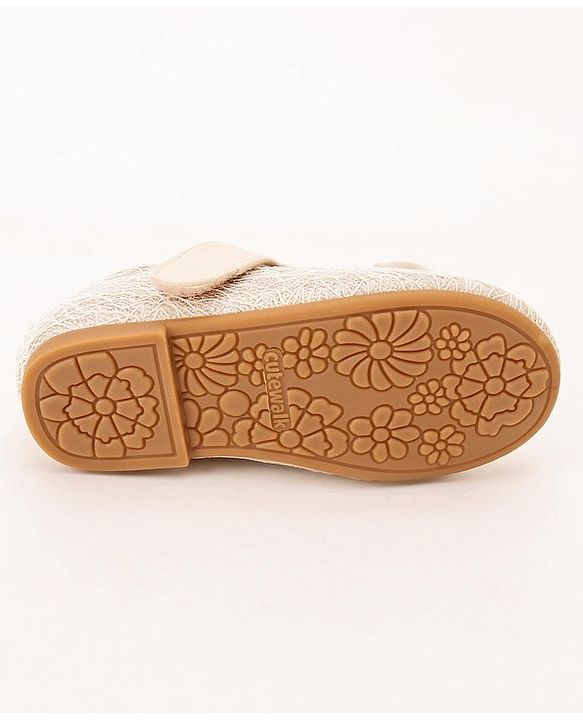 Cute Walk by Babyhug Ballerinas - Beige - EU 20 Beige