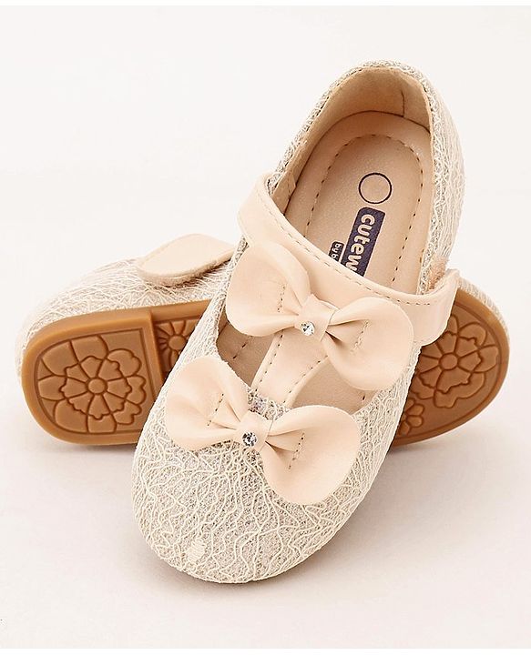 Cute Walk by Babyhug Ballerinas - Beige - EU 20 Beige