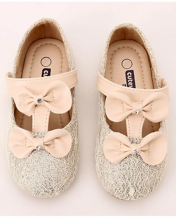 Cute Walk by Babyhug Ballerinas - Beige - EU 20 Beige