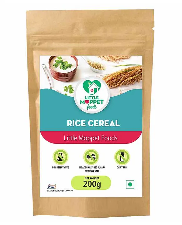 All natural rice shop cereal for babies