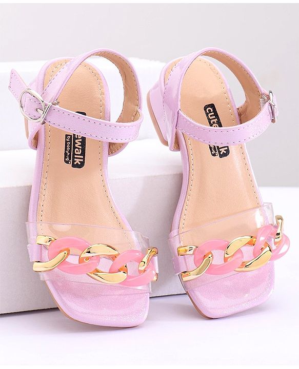 Cute Walk by Babyhug Party Wear Sandals - Purple - EU 26 Purple/Violet