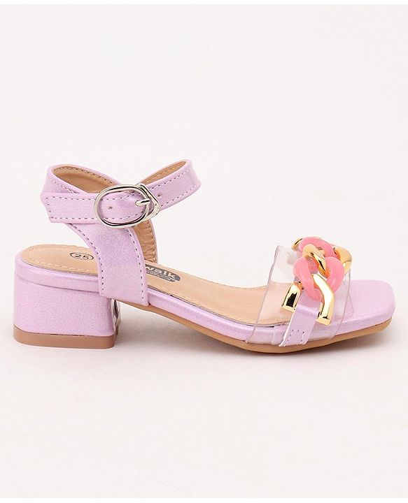 Cute Walk by Babyhug Party Wear Sandals - Purple - EU 26 Purple/Violet