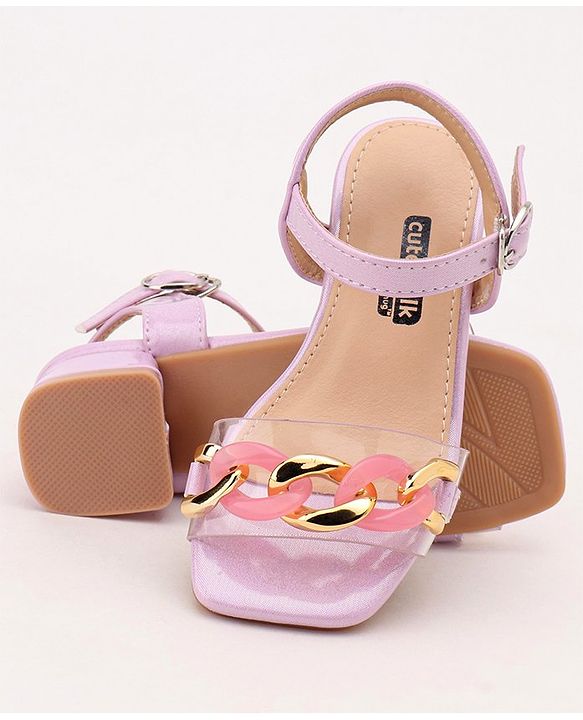 Cute Walk by Babyhug Party Wear Sandals - Purple - EU 26 Purple/Violet