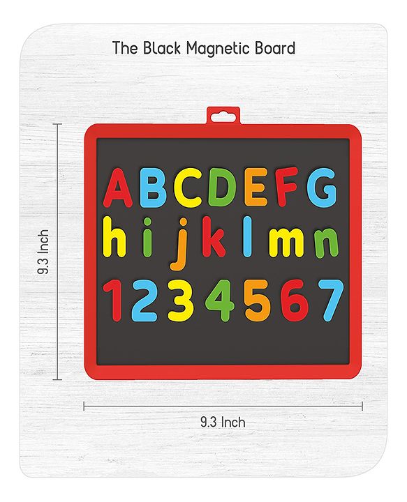 Babyhug Stepping Stones Magnetic Writing Activity Kit - 52 Pictures & 108 Magnets | Learning Tool For Writing & Recognition | Builds Language Skills, Hand-Eye Coordination & Creativity | BIS Certified