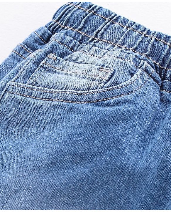 Pine Kids Full Length Enzyme Wash Denim Jeans - Blue