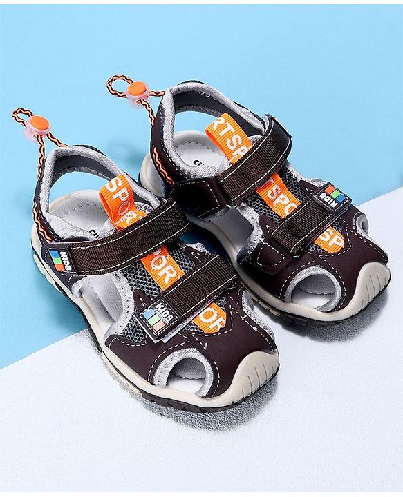 Cute Walk by Babyhug Sandals - Brown