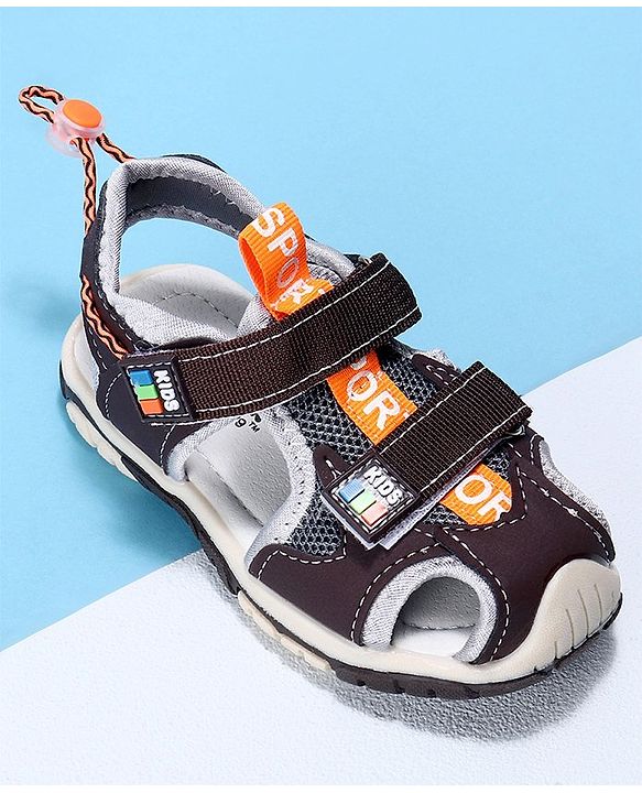 Cute Walk by Babyhug Sandals - Brown