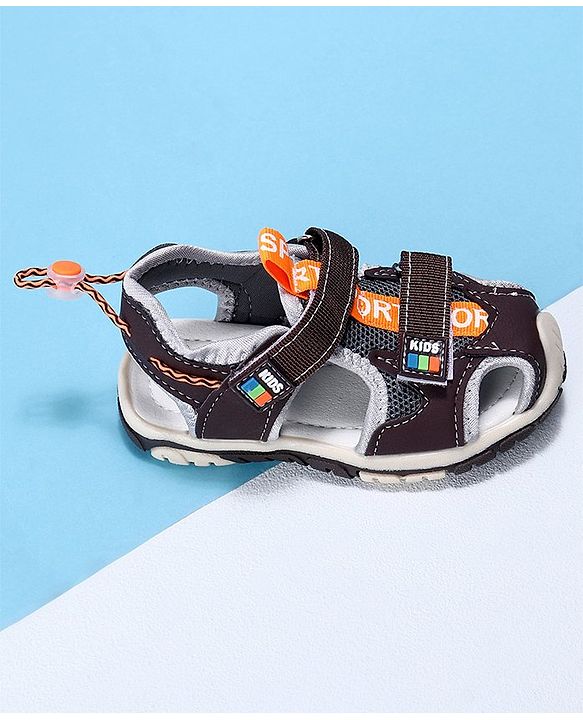 Cute Walk by Babyhug Sandals - Brown
