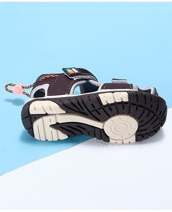 Cute Walk by Babyhug Sandals - Brown