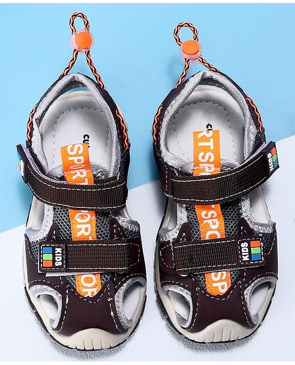 Cute Walk by Babyhug Sandals - Brown