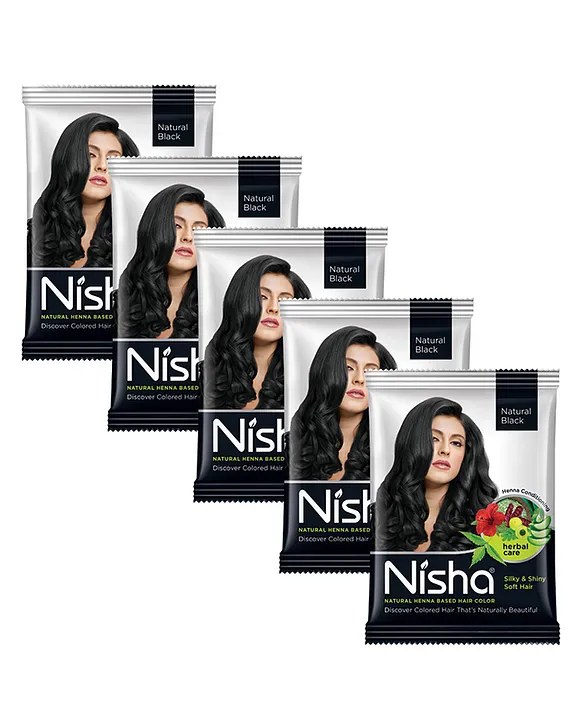 Nisha Natural Brown Hair Color (15 gm) in Indore at best price by Prem Henna  Pvt Ltd - Justdial