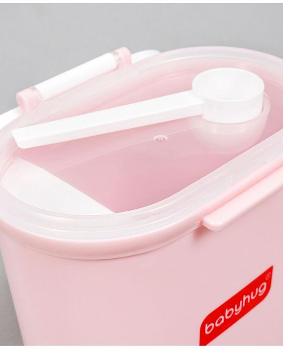 Babyhug Portable Milk Powder Container - Pink