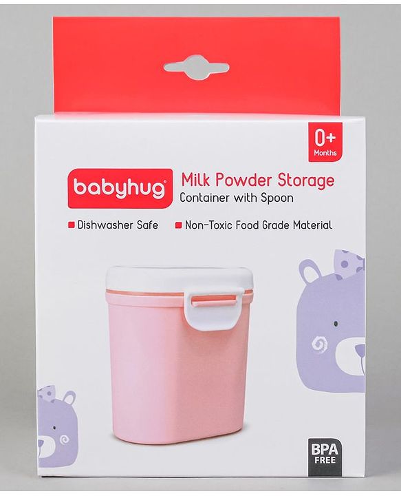 Babyhug Portable Milk Powder Container - Pink