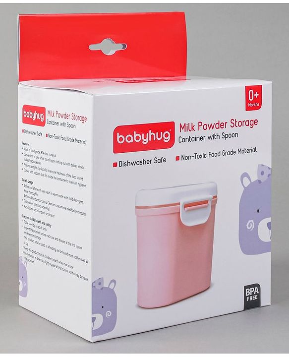 Babyhug Portable Milk Powder Container - Pink