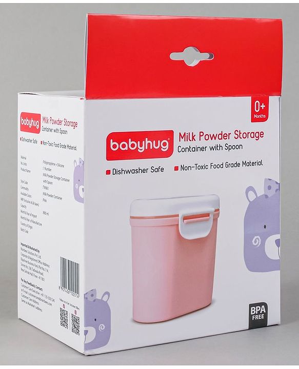 Babyhug Portable Milk Powder Container - Pink