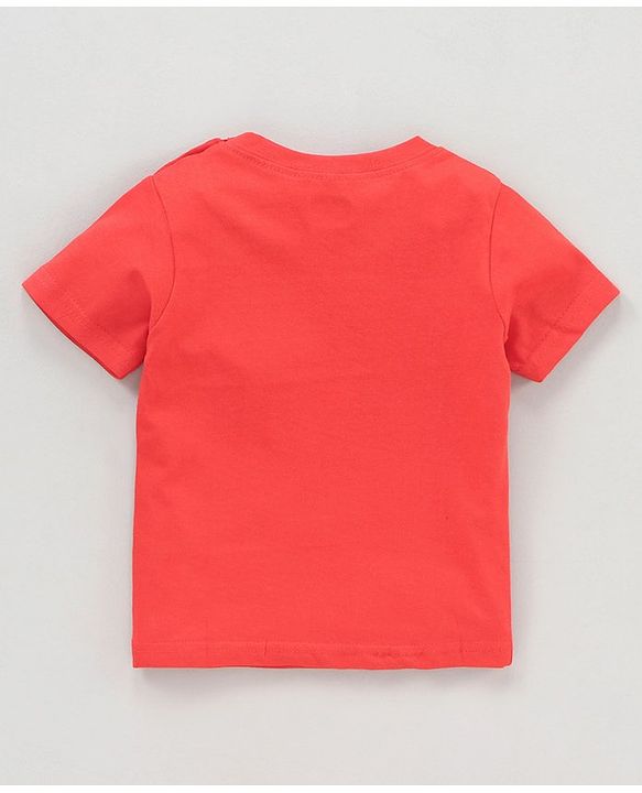Babyhug Half Sleeves T-shirt Text Print Pack of 5 - Multicolor