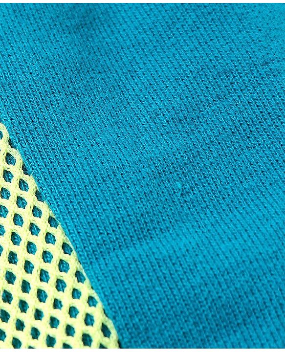 Babyhug Solid Colour Shorts With Drawstring - Aqua Blue